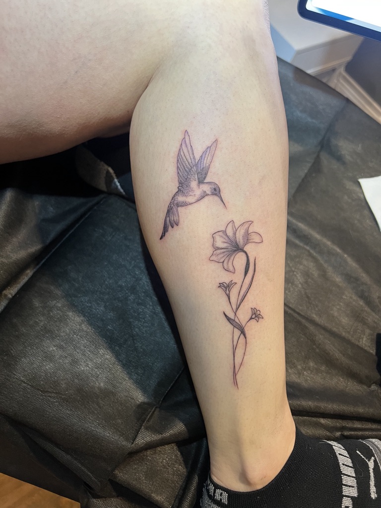 Colibri et Fleur